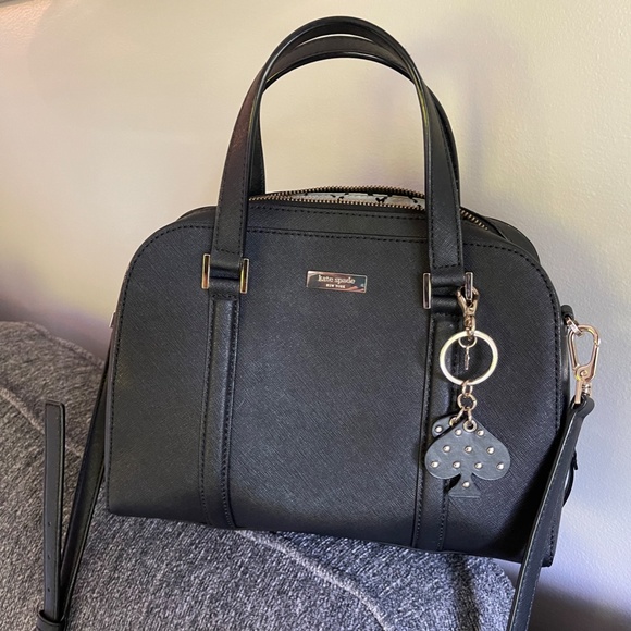 Kate Spade Handbag, Crossbody Option, Black - Picture 4 of 11
